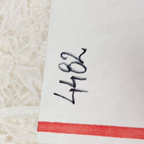 NYDJ White Floral Lace Long Sleeve Boho Tunic Top Blouse P4482 - Picture 7 of 7